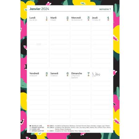 Mon Agenda Créatif 2024 - Minha Agenda Criativa FL