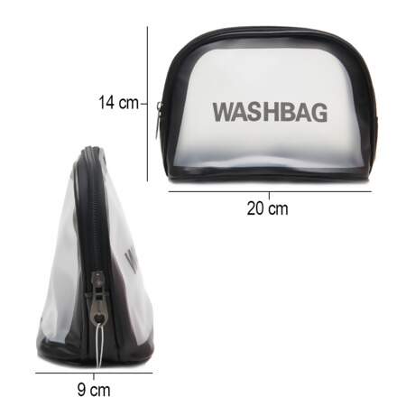Necessaire Bolsa Washbag Impermeável Transparente