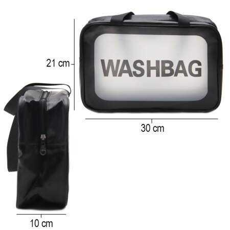 Necessaire Bolsa Washbag Impermeável Transparente FL