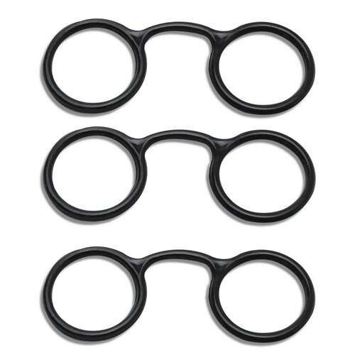 Óculos para Amigurumi Redondo do Mestre Preto com 10 Und