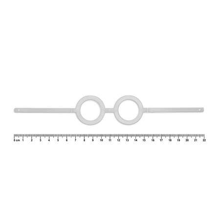 Óculos para Amigurumi para Visconde Branco com 10 Und