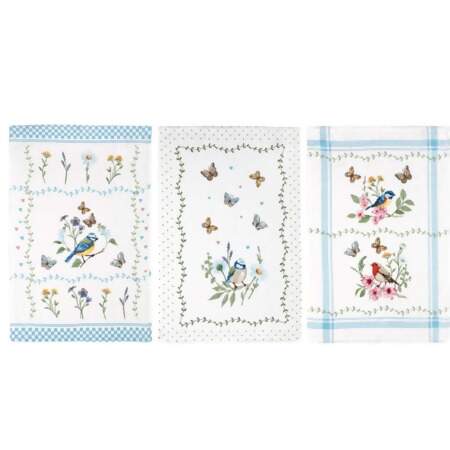 Pano de Copa Felpudo Dohler Prata 31897 Jardim 03 45x65cm