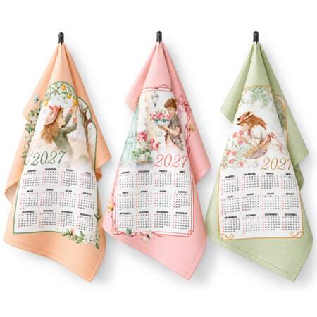 Pano de Prato Havana Calendário 2027 Dohler 43x62cm FL