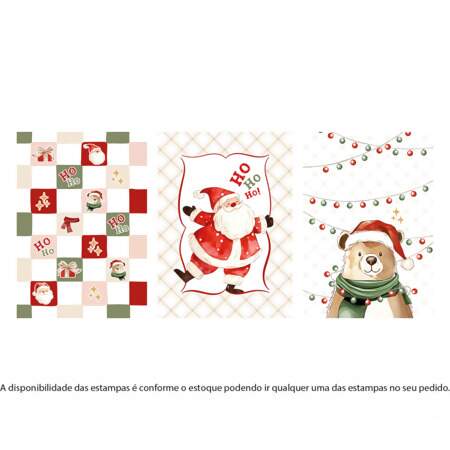 Pano de Prato Felpudo Dohler Prata Natal 129 45x65cm