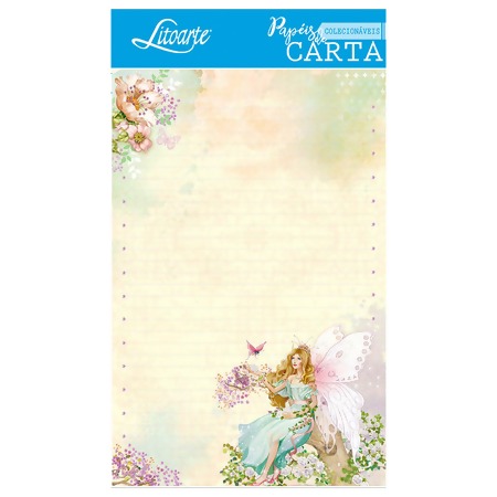 Papel de Carta Litoarte PEC com 05 Und