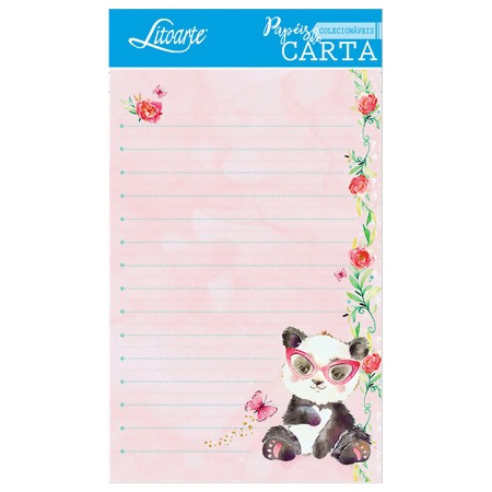 Papel de Carta Litoarte PEC com 05 Und