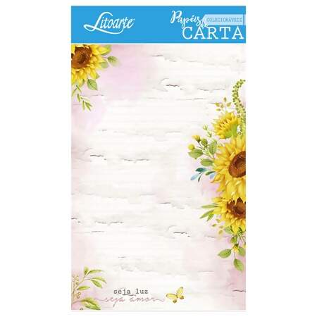 Papel de Carta Litoarte PEC com 05 Und