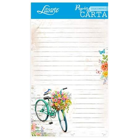 Papel de Carta Litoarte PEC com 05 Und