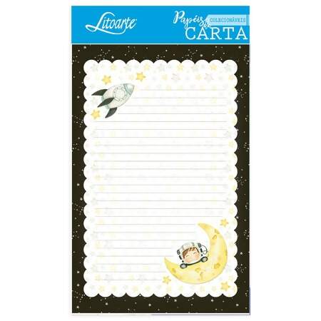 Papel de Carta Litoarte PEC com 05 Und