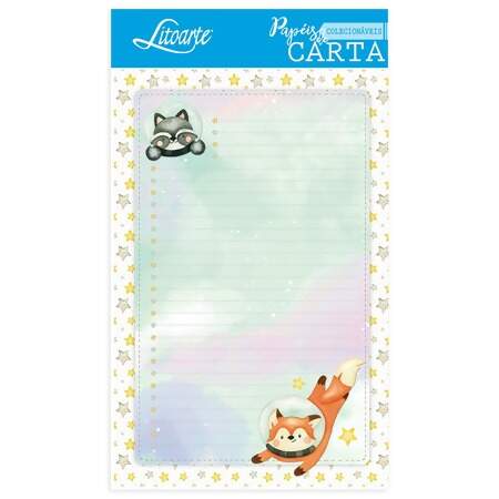 Papel de Carta Litoarte PEC com 05 Und