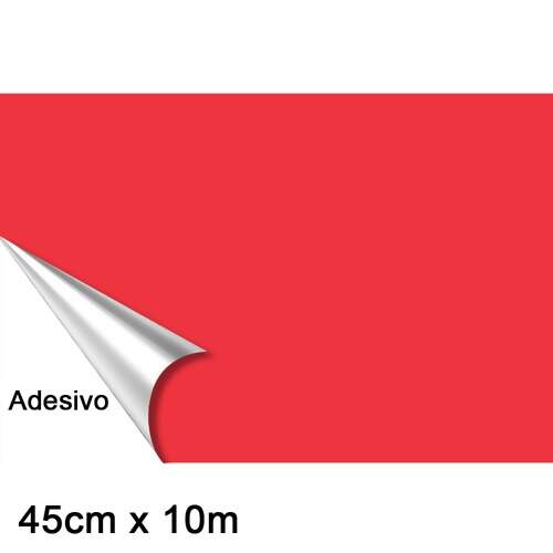 Papel Contact Linha Colorido Fosco 45cm x 10mts