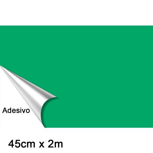 Papel Contact Linha Colorido Fosco 45cm x 2mts