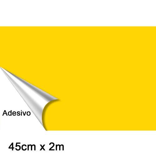 Papel Contact Linha Colorido Fosco Neon 45cm x 2mts