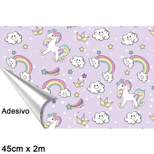 Papel Contact Linha Infantil 45cm x 2mts