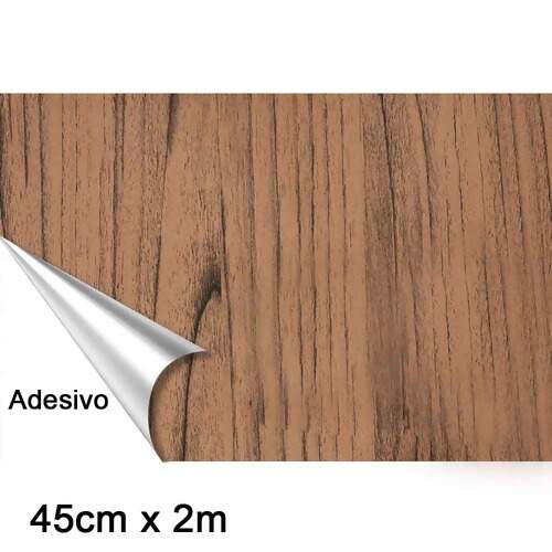 Papel Contact Linha Madeira 45cm x 2mts