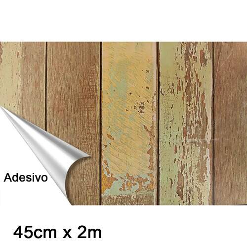 Papel Contact Linha Madeira 45cm x 2mts