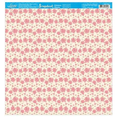 Papel para Scrapbook Estampa Básica Litoarte SBB 30,5 x 30,5 cm