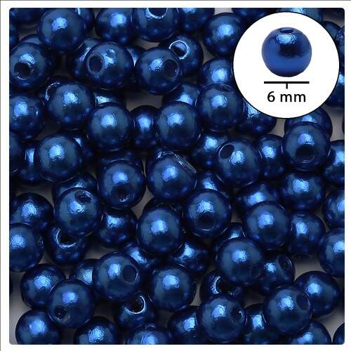 Pérola N.06 6mm Cores com 48g