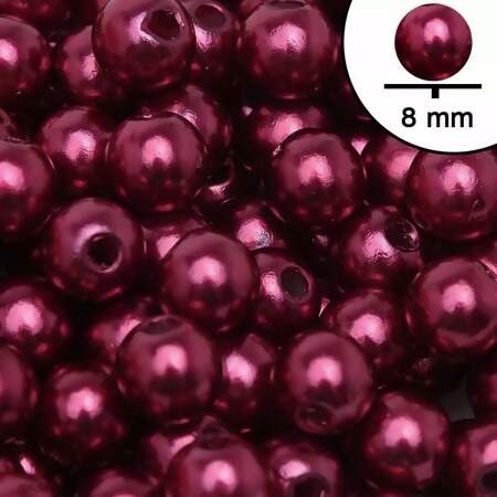 Pérola N.08 8mm Cores com 48g