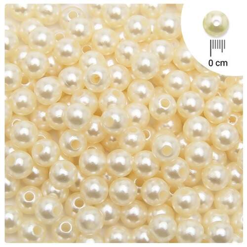 Pérola ABS Colorida Circulo 6mm 250g