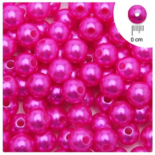 Pérola ABS Colorida Circulo 8mm 250g