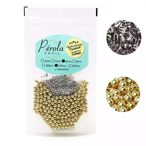 Pérola Fácil N.06 6mm com 500 Und FL