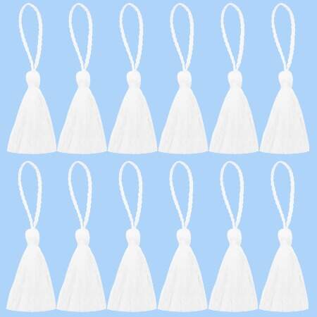 Pingente de Franja Tassel Wei 12x1cm com 12 Und