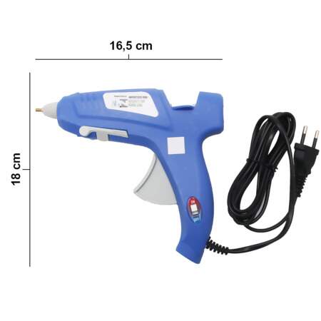 Pistola Para Cola Quente Premium Bico Fino 40W Bivolt