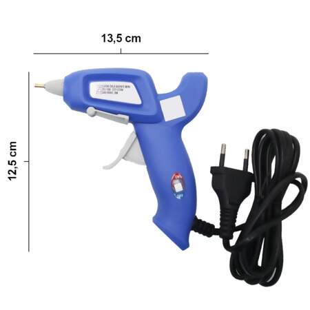Pistola Para Cola Quente Premium Bico Fino 8W Bivolt