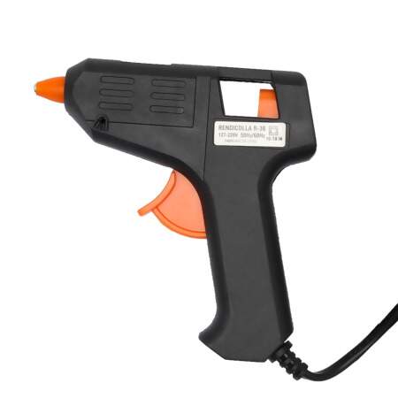 Pistola de Cola Quente Rendicolla HF-036 10W Preta 110/220V