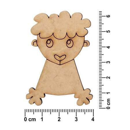 Placa para Enrolar Linhas Meadas de MDF Decorart