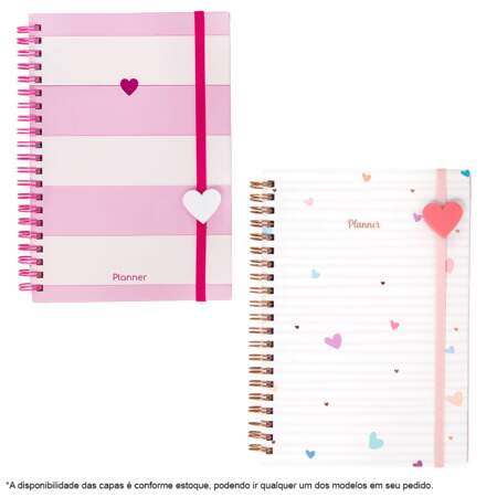 Planner Capa Dura BRW 130x188mm 80 Fls FL