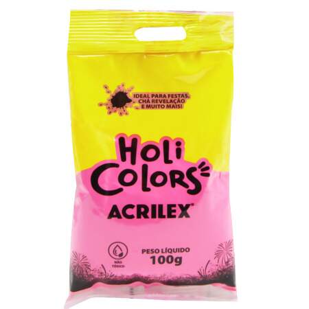 Pó Colorido Holi Colors Acrilex R.01910 100g FL