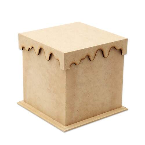 Porta Panetone de MDF Ref.075 18x18x17cm