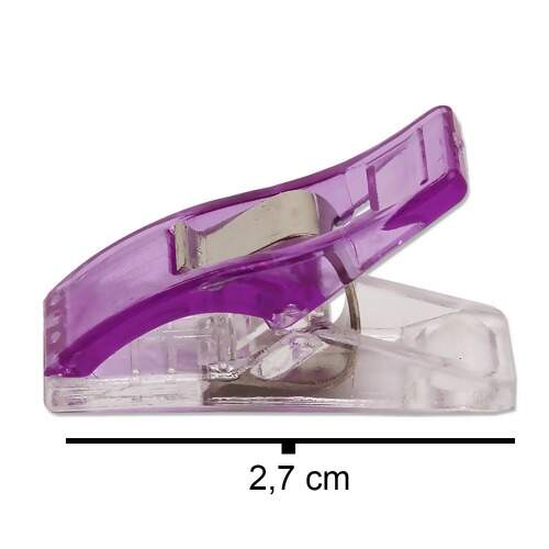 Prendedor de Tecido Westpress Color Pequeno Ref. 10392 c/ 06 unidades