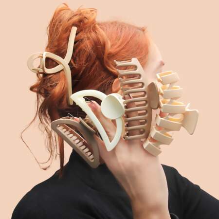 Prendedor Piranha para Cabelo de Plástico Sortidos