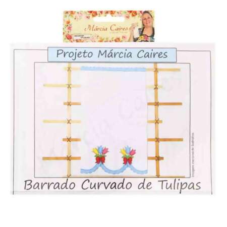 Projeto Márcia Caires Barrado Curvado de Tulipas 81PJ11 Und