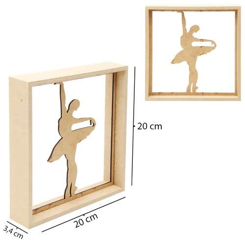 Quadro Decorativo de MDF 20x20cm