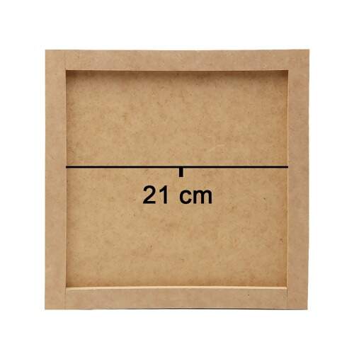 Quadro de MDF Simples Ref.253 21x21cm