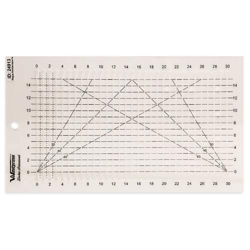 Régua Desdren Criative Reta Horizontal para Patchwork Ref.24913 15x30cm 