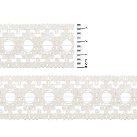 Renda de Algodão São José 6249-P Cru 33mm com 10mts