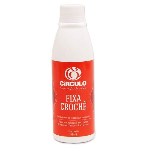 Resina Fixa Crochê Círculo 250g 