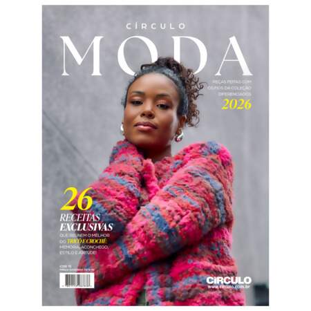 Revista Moda Tricô e Crochê Circulo Fios Diferenciados 2026