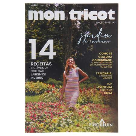 Revista Mon Tricot Edição Especial Jardim de Inverno Pingouin