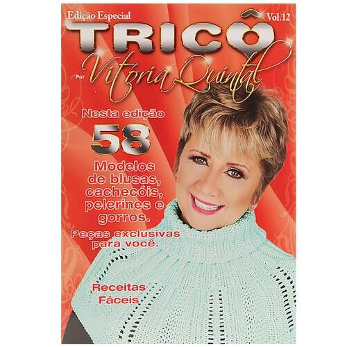 revista tricô vitória quintal nº 12 i armarinho são josé