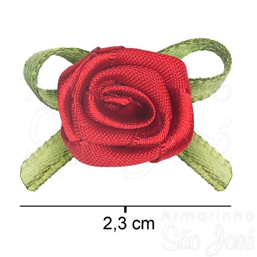 Rococó de Cetim Laço&Cia 1006 c/50 und