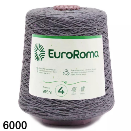 Barbante EuroRoma Colorido N.4 600g
