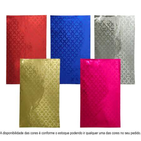 Saco para Embalagem Cromus Metalizado 99007613 Lumi 25x37cm 50 Und
