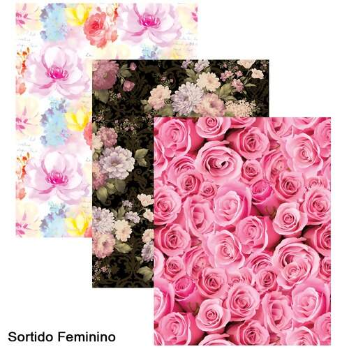 Saco para Embalagem Cromus 30X44cm Sortido Feminino Ref.99003112  50 unidades