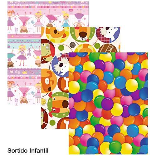 Saco para Embalagem Cromus 20x29cm Sortido Infantil Ref.99003131 - 50 unidades